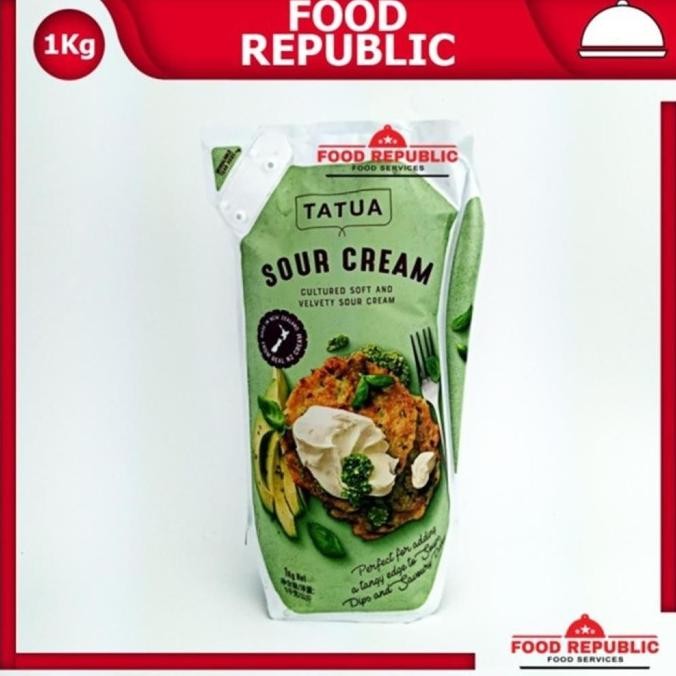 

Sale Tatua Sour Cream 1Kg Import New Zealand Cocok Utk Enchilada / Cake