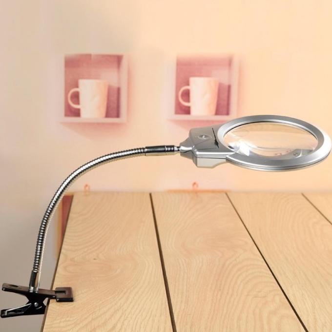 

TERLARIS - Lampu Meja + Kaca Pembesar untuk baca / service elektronik