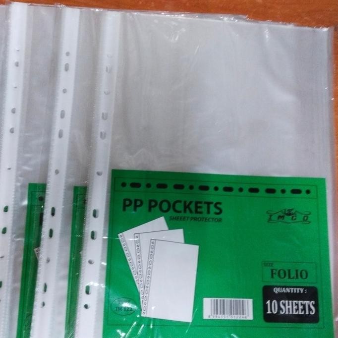 

new !!! PP Pocket F4 / Sheet Protector Folio 100 Lembar Murah murah