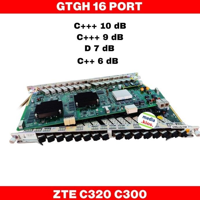 NEW GTGH 16 Pon C++ D C+++ 9dB OLT ZTE C320 C300 Mediakios