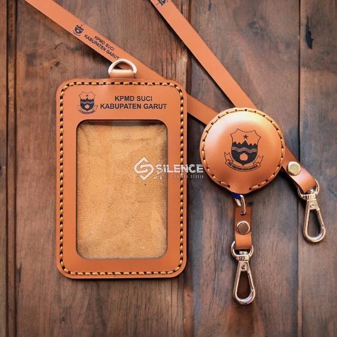 

new !!! Holder Id Card Kulit | Id Card Holder | Yoyo Id Card | Tali Lanyard Kulit murah