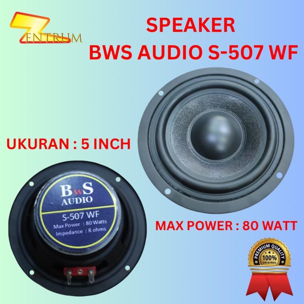 ready  Speaker 5 inch BwS Audio S507 80watt / Speaker 5inch 80 watt BwS Audio