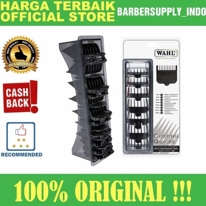 SEPATU CLIPPER WAHL NO 1 - 8 REGULER HITAM FREE WADAH WAHL GUARD