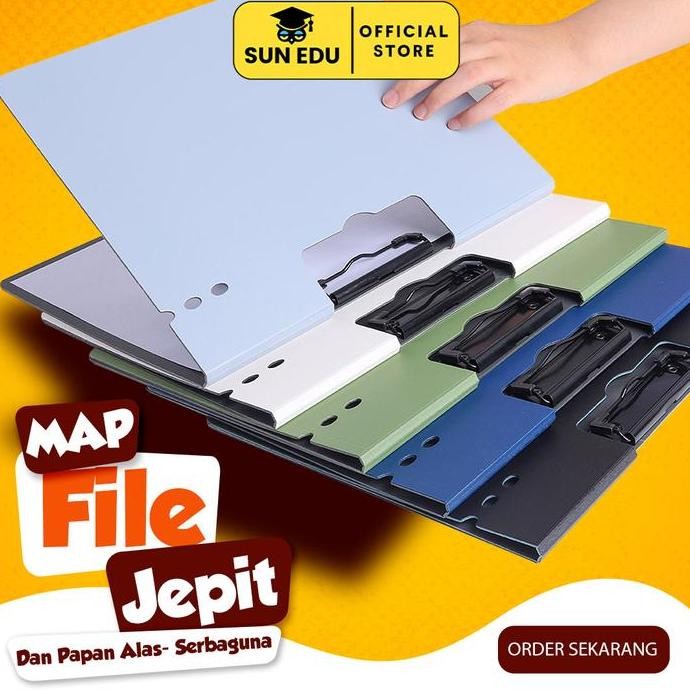 

new !!! Map kertas 2 sisi A4 A3/ Clipboard with cover/ Map folder dokumen file Stationery box file tas berkas murah