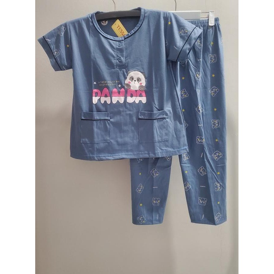 BAJU TIDUR CP TANGGUNG TESSA/SETELAN ANAK PEREMPUAN/BABYDOLL TESSA ANAK TANGGUNG ( LENGAN PENDEK CEL