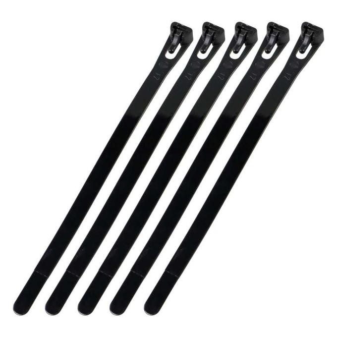 

new !!! Kabel Tis Ties 100pcs Bisa Buka / REUSABLE Clip 15 - 45 cm Original Hitam Putih murah