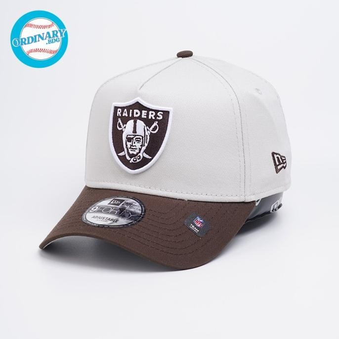 Topi New Era Original Las Vegas Raiders Vintage Stone Walnut