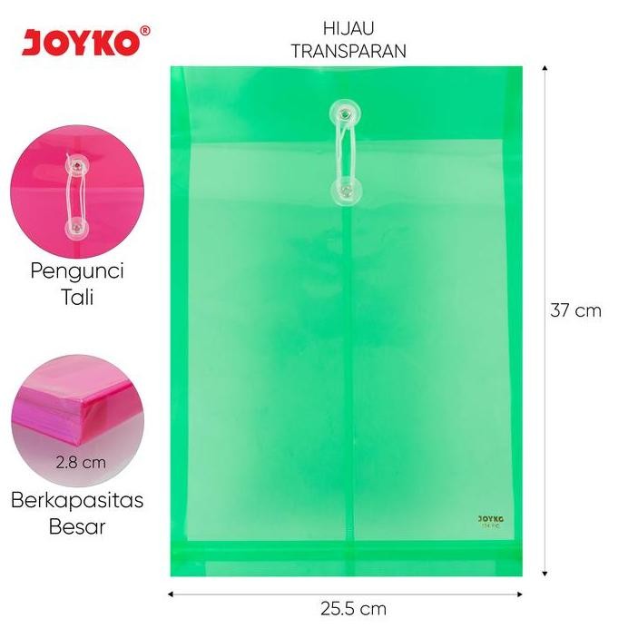 

new !!! JOYKO DATA BAG MAP KANCING A4 F4 FOLIO TALI JOYKO DB-104F/C LUSIN PACK [12PCS] murah
