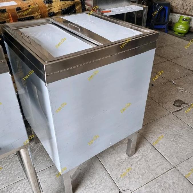 NEW Ice bin / Tempat Es Batu / Ice Box Stainless Steel