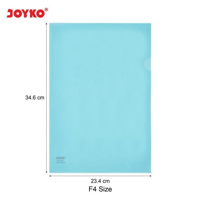 

new !!! JOYKO CLEAR SLEEVE F4 PASTEL COLOUR DOCUMENT FOLDER MAP L F4 DOKUMEN FOLIO CS-11-F4 LUSIN PACK [12PCS] murah