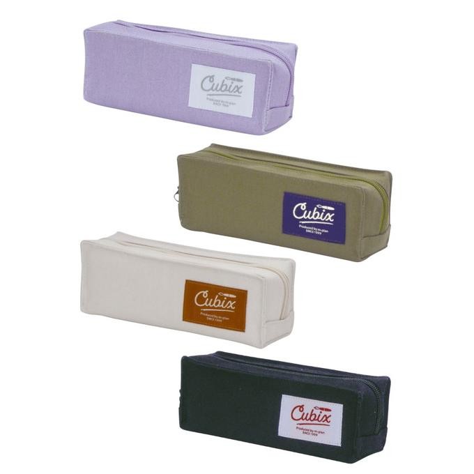 

TERBARU - M-Plan Cubix Pencil Case Canvas Small Kotak Pensil Kanvas Pouch