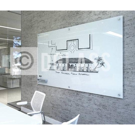 

TERMURAH - Magnetic Glassboard / Papan Tulis Kaca Magnet Uk 120 x 240