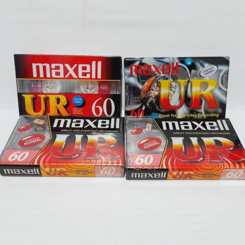 Kaset MAXELL UR 60 / Kaset Kosong Segel