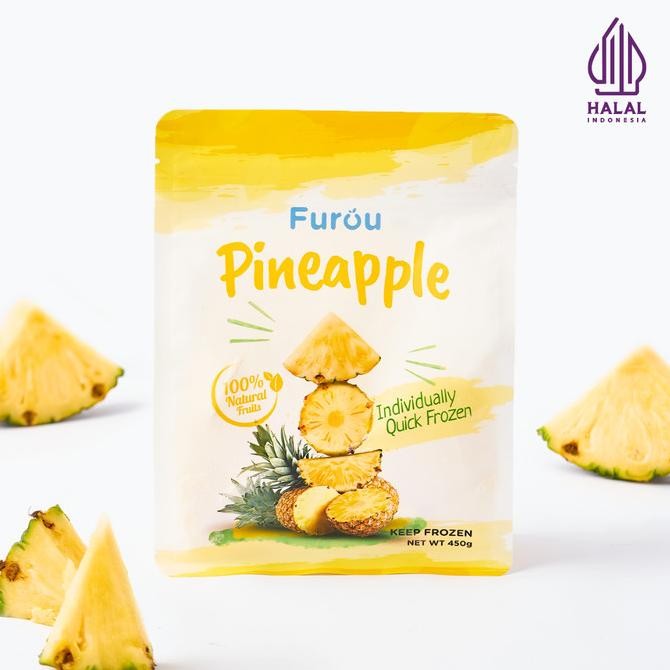 

Diskon! Frozen Pineapple (IQF) | Buah Nanas Beku | 450 gram