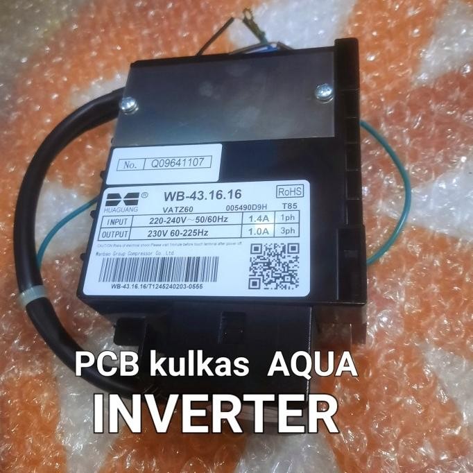 jual modul pcb kulkas aqua inverter wb .43 .16 .16 . original