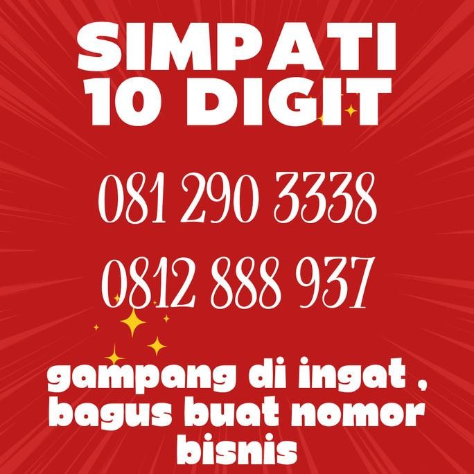 ] Nomor Cantik Telkomsel Simpati 10 Digit Angka Perdana 10Digit Tripel