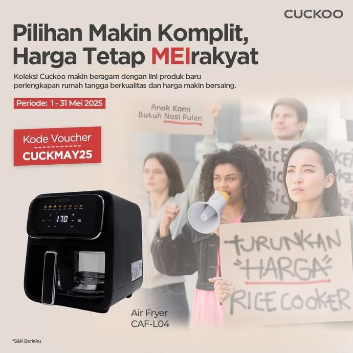 cuckoo new air fryer caf-l04