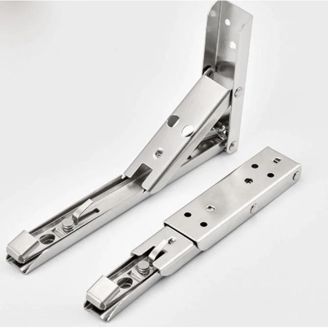 Engsel Meja lipat Dinding Stainless Stell / Engsel Siku Meja lipat Dinding anti karat