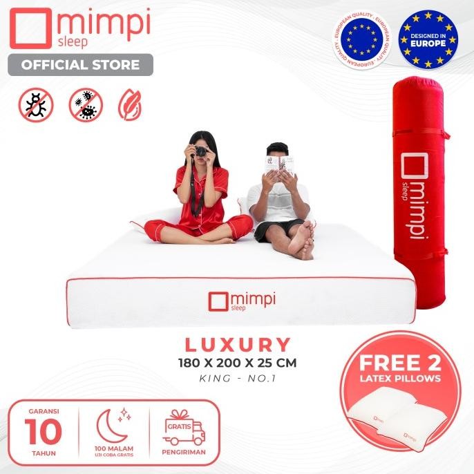 Kasur Mimpi Luxury 180 x200 Kasur Latex Mewah)