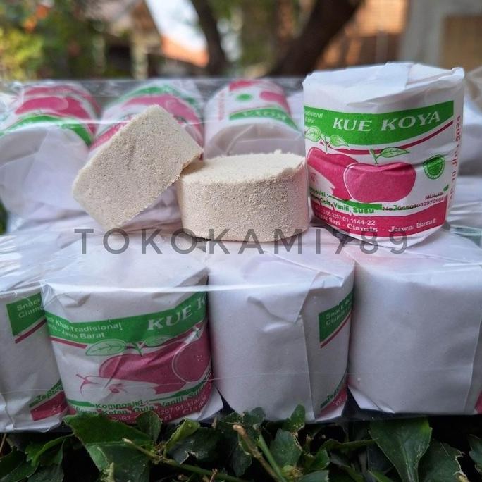 

Terlaris Kue Koya / Satron Linggar Sari, Cemilan Asli Ciamis, Tepung Beras, Ketan, Gula, Vanili, Susu, Isi 10 Bungkus Snack Food Lezat