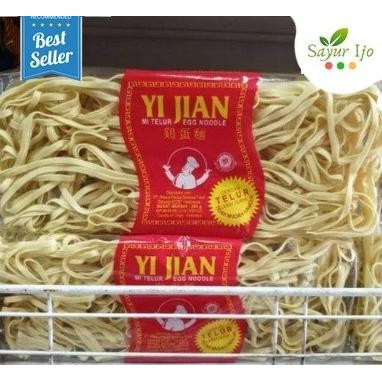 

Terlaris Mi Telur Yi Jian Lebar Besar 200 Gr Mie Telor Egg Noodle Instant Halal