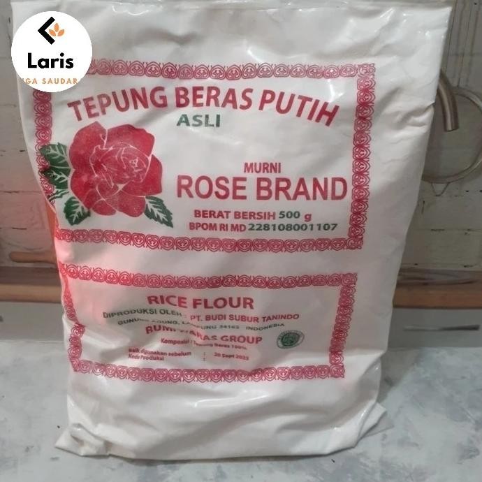 

Terlaris Rose Brand Tepung Beras Putih 500Gr
