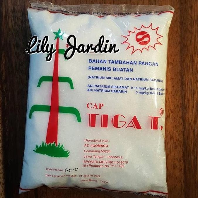 

Kualitas terbaik] Tiga Tebu Pemanis Buatan (Natrium Siklamat & Natrium Sakarin) - 1 Kg