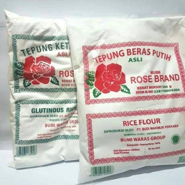 

Terlaris Rose Brand Tepung Beras/Ketan Putih 500Gr