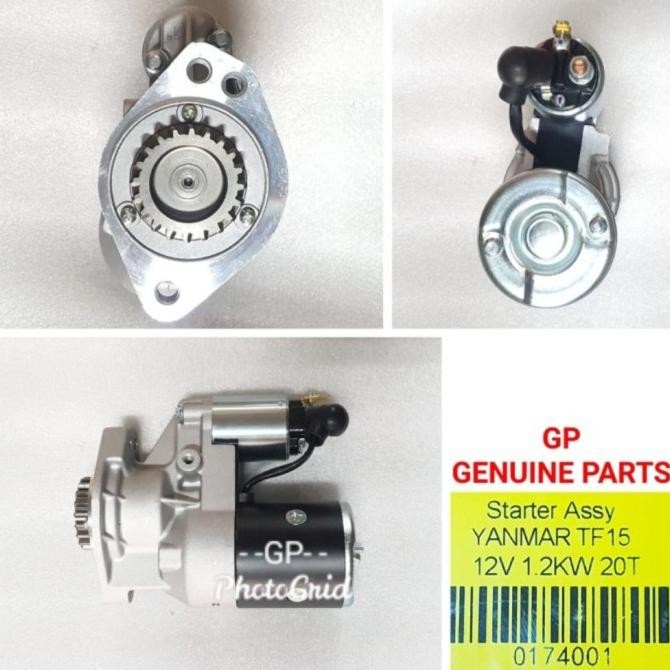 Dinamo Starter Yanmar Tf105 Tf155 R Tf-15 Tf150 Tf190 Tf55 Qtb 12V 20T