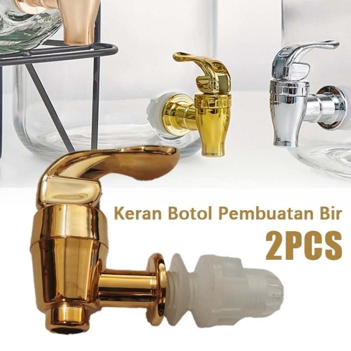 Dispenser Kran Gold Kran Jus Dispenser Tabung Kaca Model Nanas Water Dispenser Tabung Model Nanas