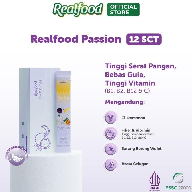 

Realfood Cleanse Passion Powder | Fiber Drink | Sarang Burung Walet, 12 Pcs Original Dan Terlaris