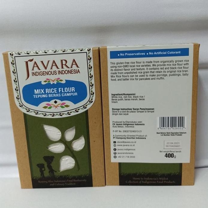 

Terlaris Javara - Mix Rice Flour (Tepung Beras Campur)- 400 Gr