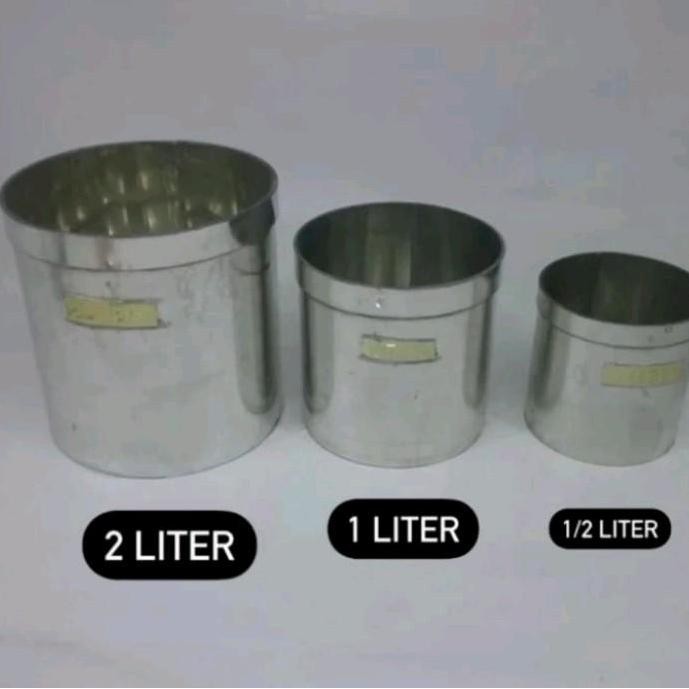 

Terlaris 1Set(3Pcs) Literan Beras Minyak Gula Terigu / 1Set 3 Ukuran Alat Ukur Beras Tepung Gula Sagu Minyak 0,5 Liter 1 Liter 2 Liter