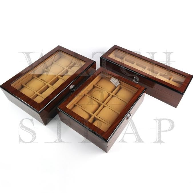 Kotak Kayu Jam Tangan Wooden Watch Box Case 6 grid 8 grid 10 grid H24S