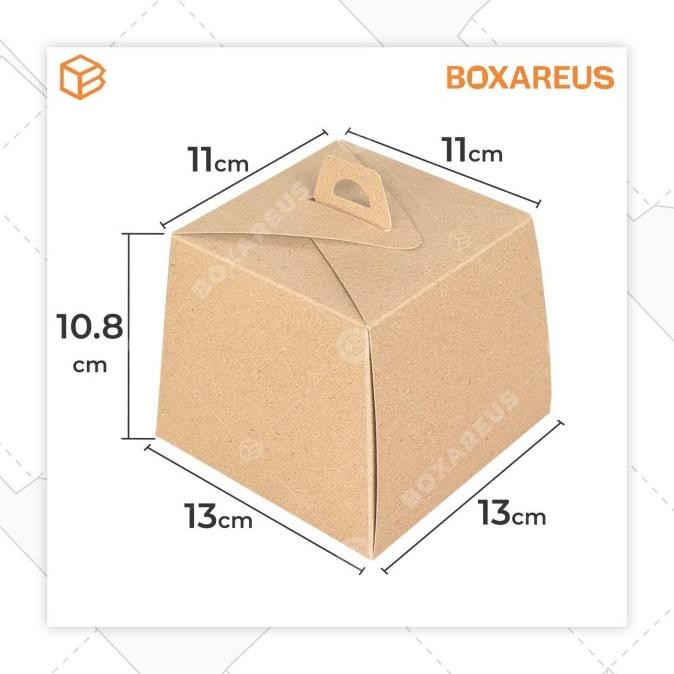 

Diskon! Gift Box Kotak Kado Souvenir Packaging Kue Cake Roti Toples | Gb131310