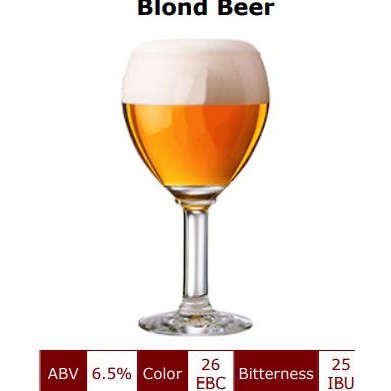 

Imattonshop castle malting BELGIAN BLOND BEER Beer 20L kit malt hops