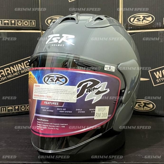 Helm TSR Ram 4 Modern Grey - TSR Helmet