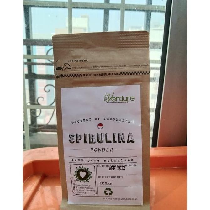 

Terbaru VERDURE SPIRULINA POWDER 100gr