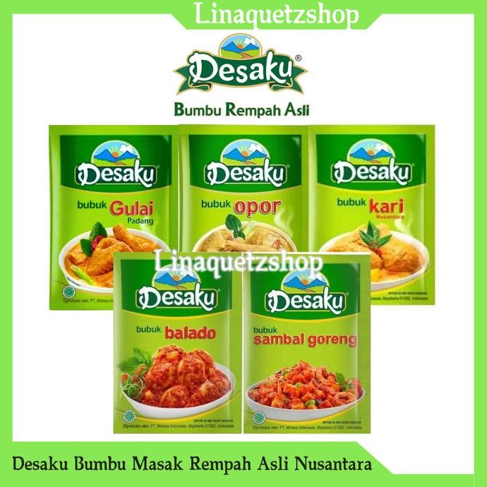 

Desaku Bumbu Masak Rempah Asli Nusantara (1 Pcs)