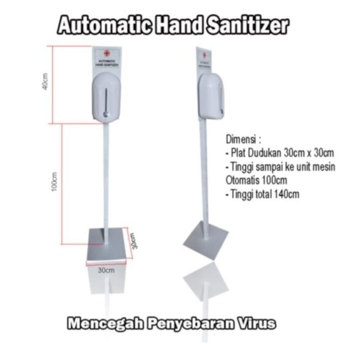 Hand Sanitizer Stand Tiang Tempat Hand Sanitizer