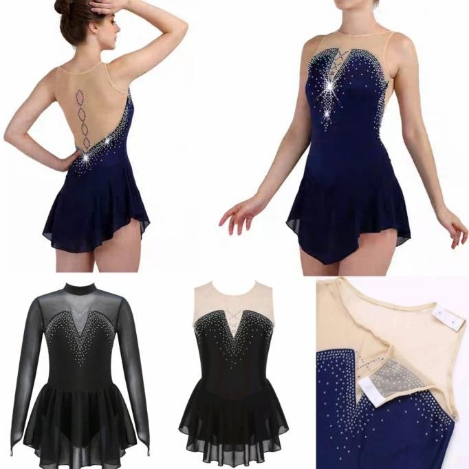 Terlaris Baju Leotard Gymnastic Rhythmic Ice Skating Anak Perempuan SALE