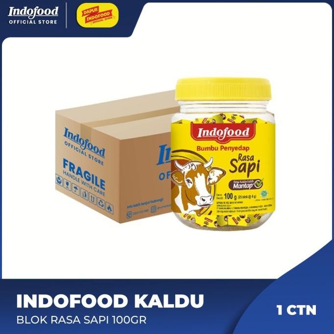 

Terbaru 1 ctn - Indofood Kaldu Blok Rasa Sapi 100gr