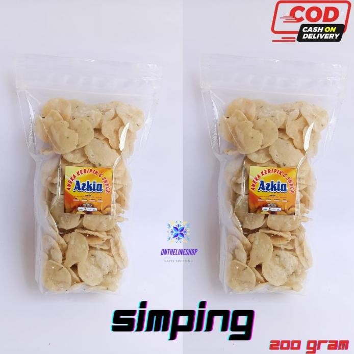 

Terlaris Emping Tepung Beras / Simping 200 Gram / Keripik Jetrik