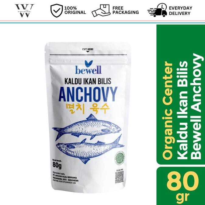 

Organic Center - Bewell Kaldu Ikan Bilis (Anchovy) Non MSG 80Gr - Kaldu MPASI / Bumbu Masak