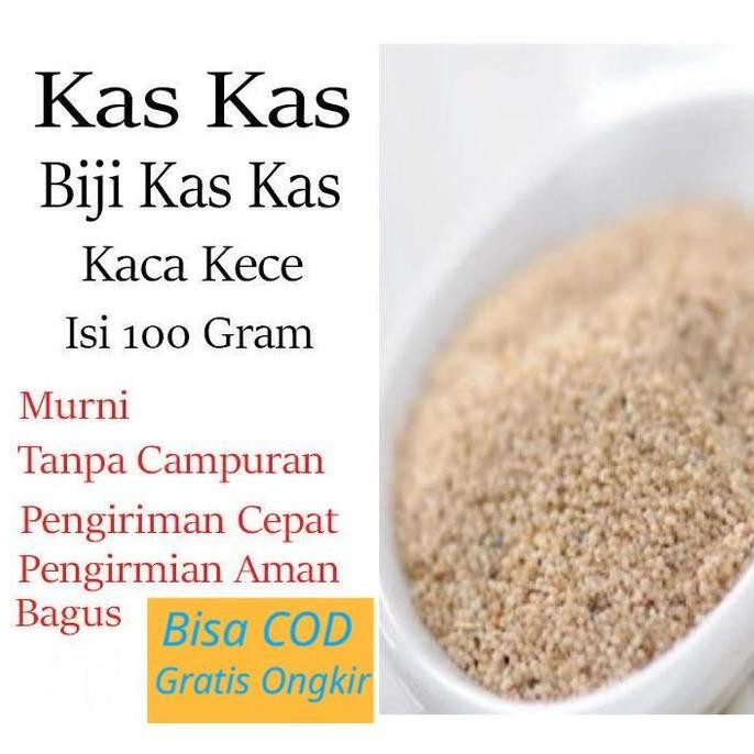 

Kas Kas Isi 100 Gram Kualitas Bagus / Biji Kaca Kece / Biji Kas Kas / Bumbu Dapur / Rempah / Bumbu Masak