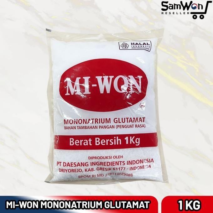 

Terbaru MIWON Penyedap Rasa 1kg Micin Vetsin MSG (Kemasan Pabrik Original)