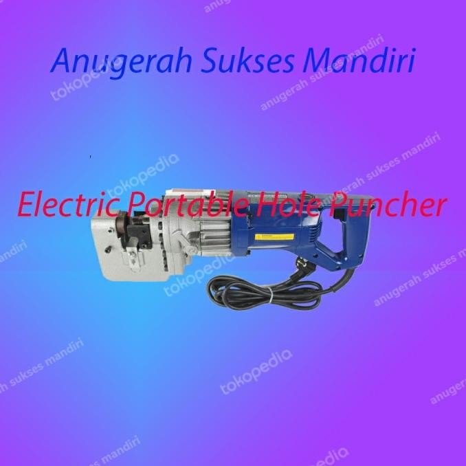 

new !!! electric portable hole puncher/mesin pembolong plat besi murah