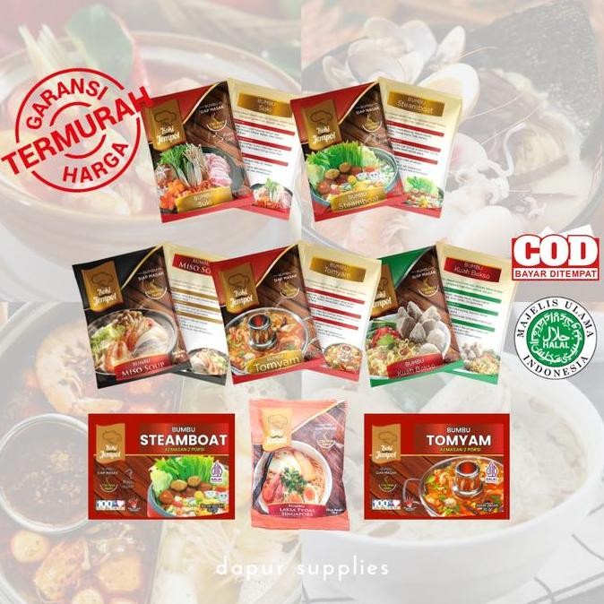 

Bumbu Instan Oriental Tanpa Pengawet / Halal Bumbu Masak Koki Jempol / Bumbu Instan Siap Masak Koki Jempol Masakan