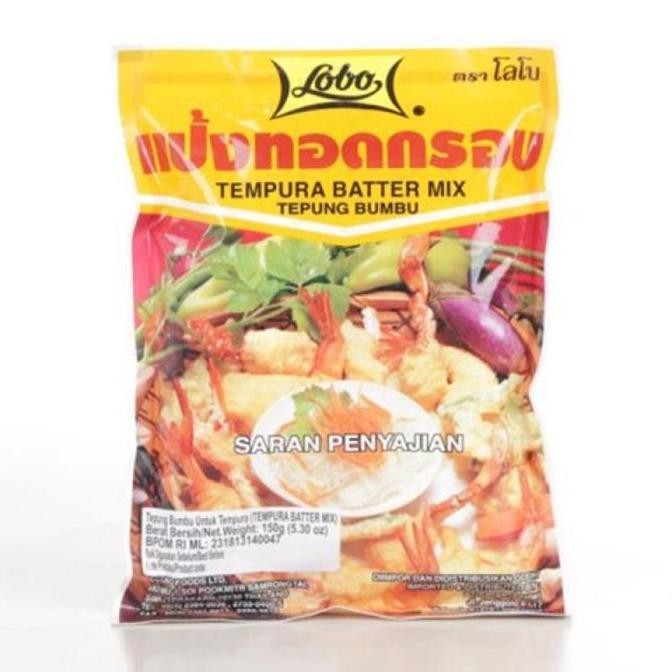

Lobo Tempura Butter Mix Tepung Bumbu Tempura Masak Instan [150 g]
