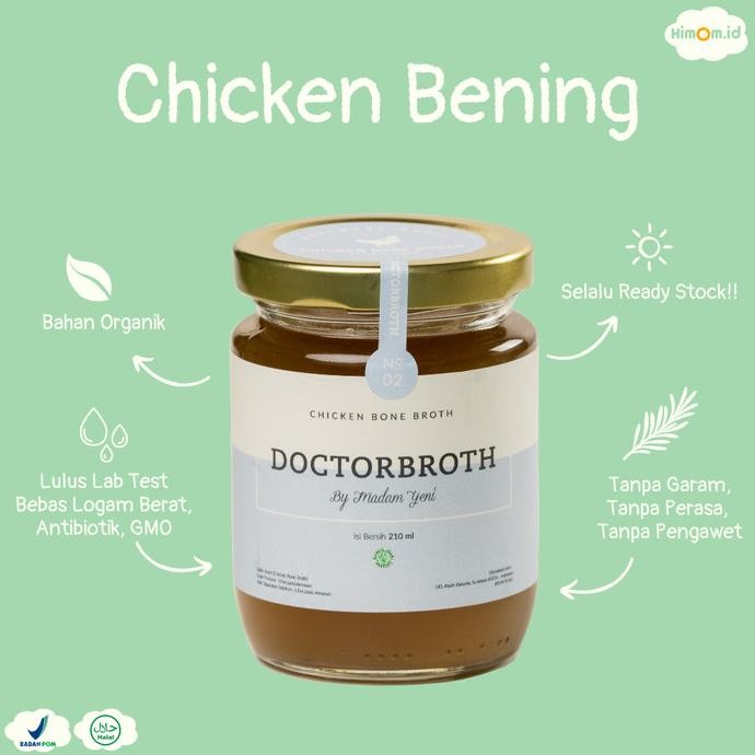 

Terbaru Doctor Broth - Chicken Bening, Kaldu Ayam,chicken broth READY STOCK!